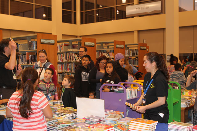 Many families attended the Hesperia New Book Festival on Jan. 28.